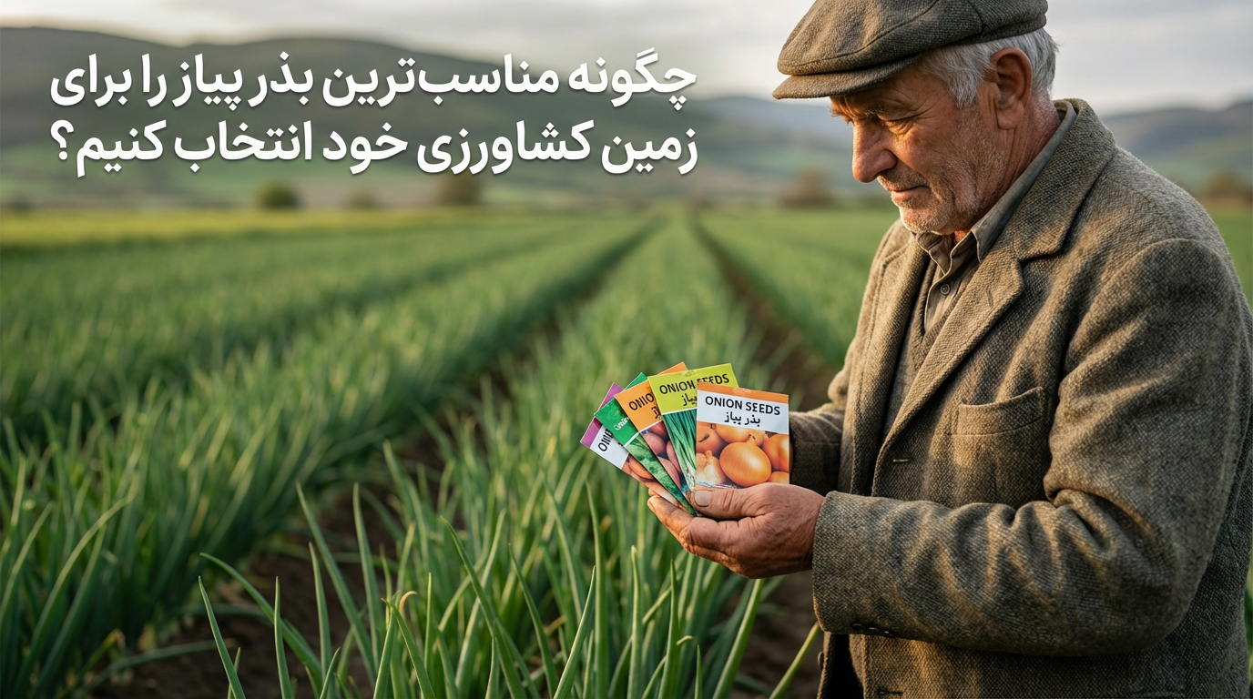 چگونه مناسب‌ترین بذر پیاز را برای زمین کشاورزی خود انتخاب کنیم؟