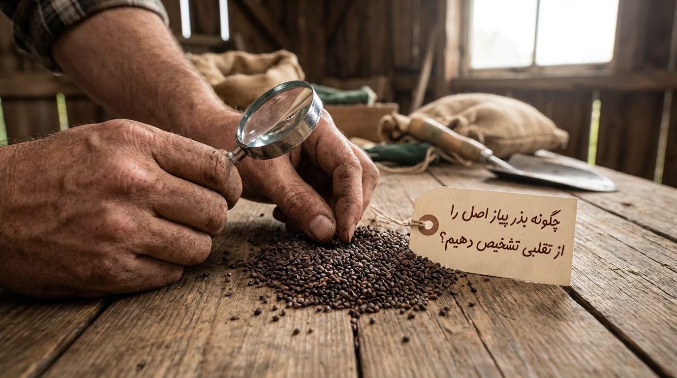 چگونه بذر پیاز اصل را از تقلبی تشخیص دهیم؟