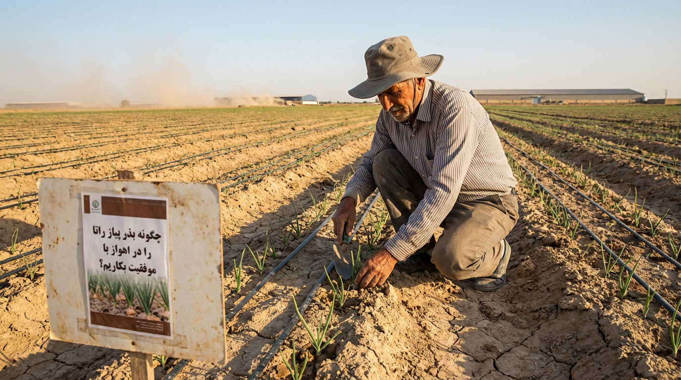 چگونه بذر پیاز راتا را در اهواز با موفقیت بکاریم؟