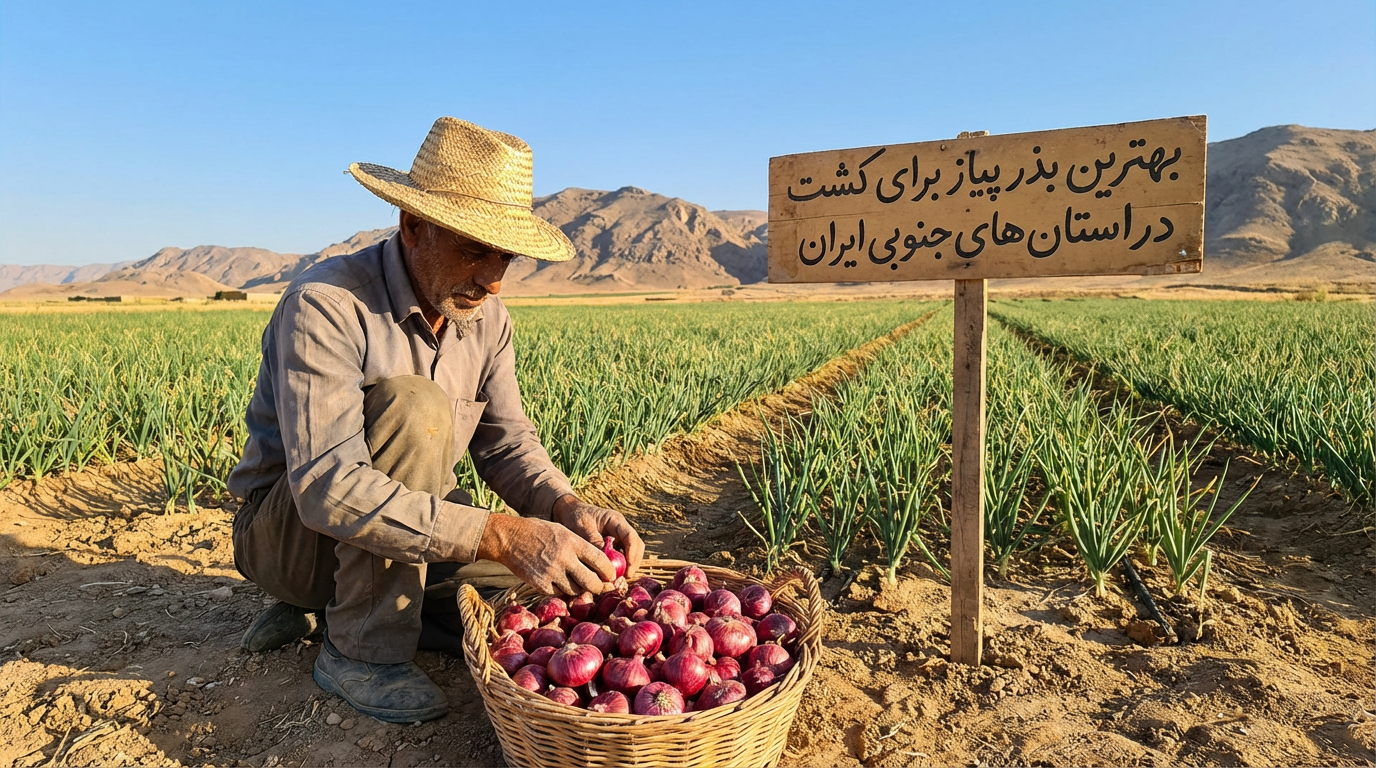 بهترین بذر پیاز برای کشت در استان‌های جنوبی ایران