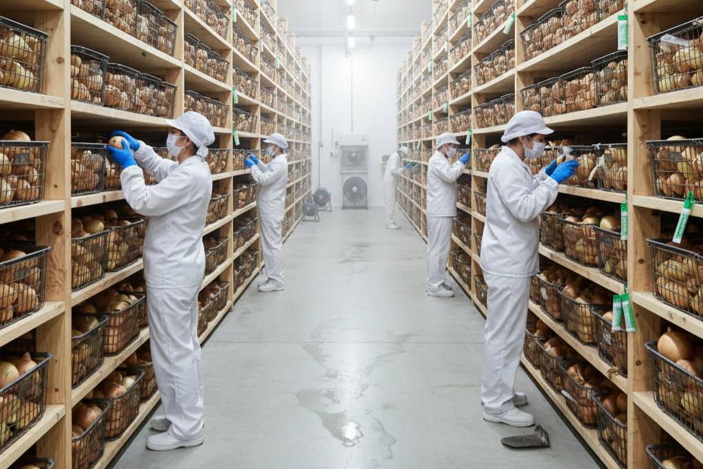 راه‌های علمی و عملی افزایش ماندگاری پیاز در انبار