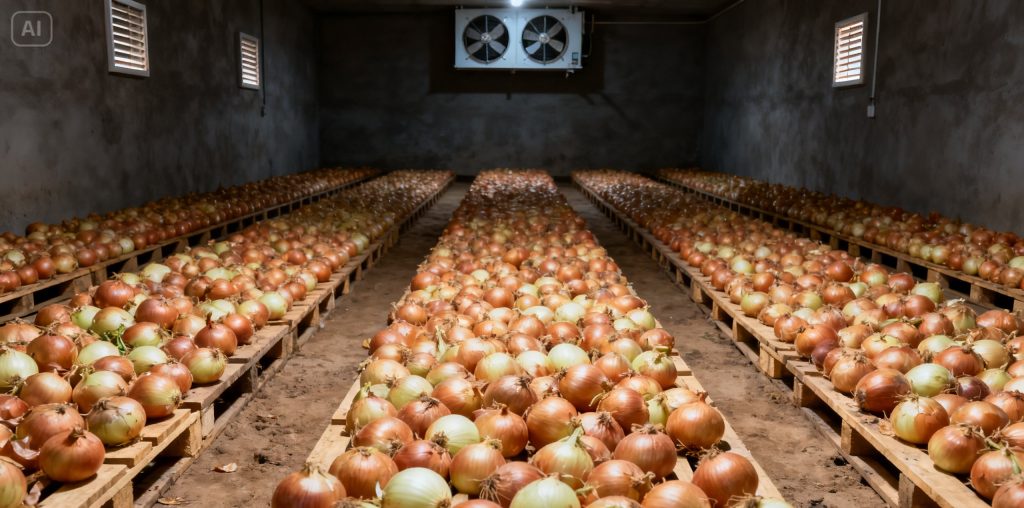 نکات مهم نگهداری پیاز پس از برداشت در چابهار