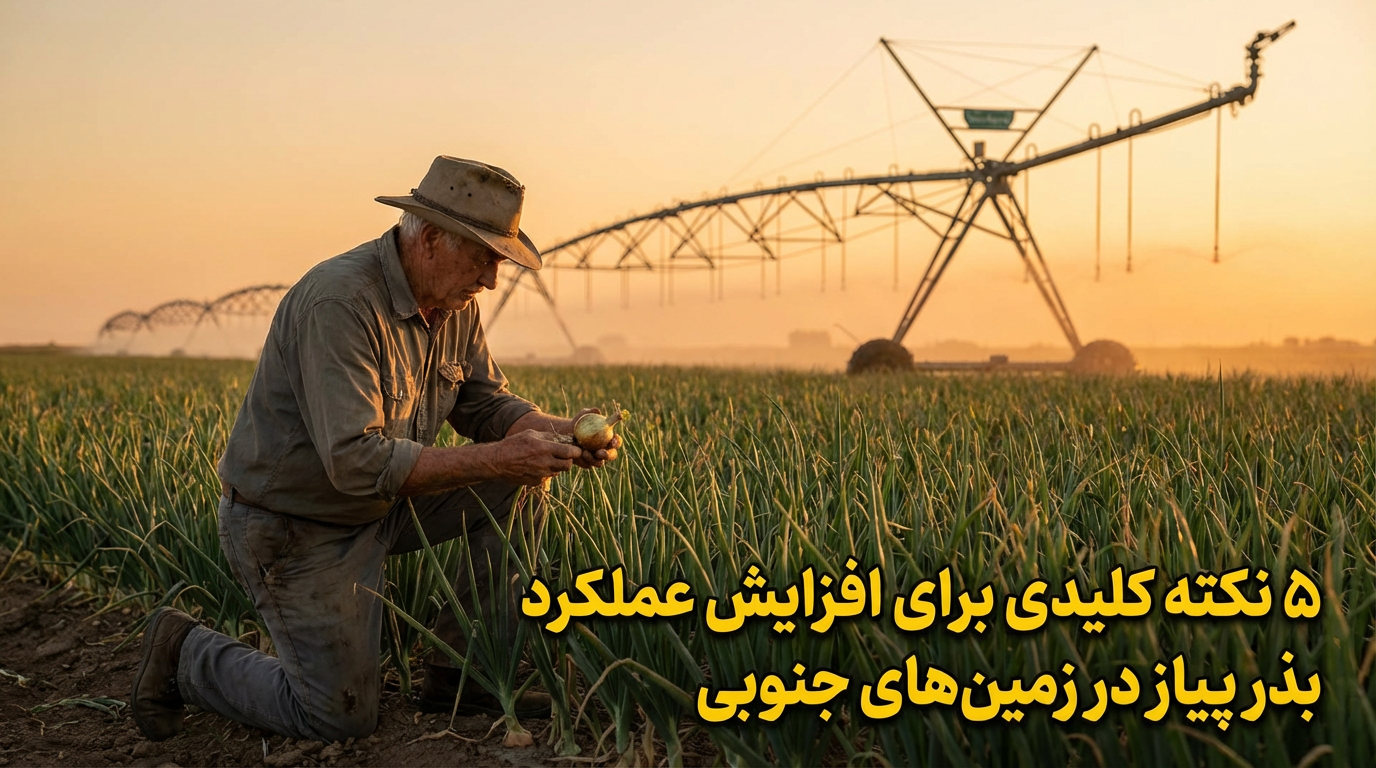 ۵ نکته کلیدی برای افزایش عملکرد بذر پیاز در زمینهای جنوبی 4 ۵ نکته کلیدی برای افزایش عملکرد بذر پیاز در زمینهای جنوبی