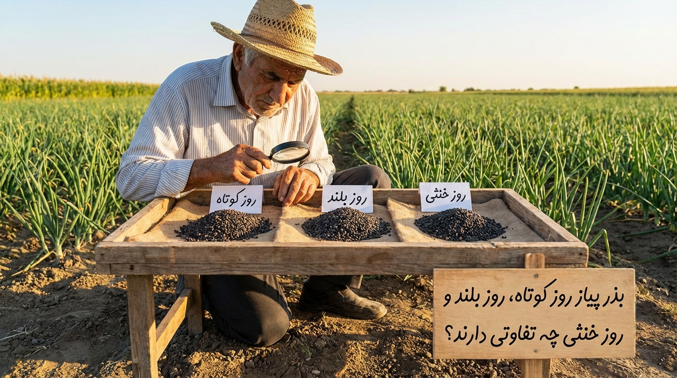 بذر پیاز روز کوتاه، روز بلند و روز خنثی چه تفاوتی دارند؟ 4 بذر پیاز روز کوتاه، روز بلند و روز خنثی چه تفاوتی دارند؟