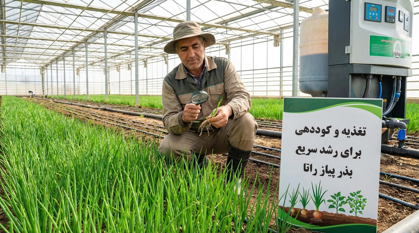 تغذیه و کوددهی موثر برای رشد سریع بذر پیاز راتا 2 تغذیه و کوددهی موثر برای رشد سریع بذر پیاز راتا