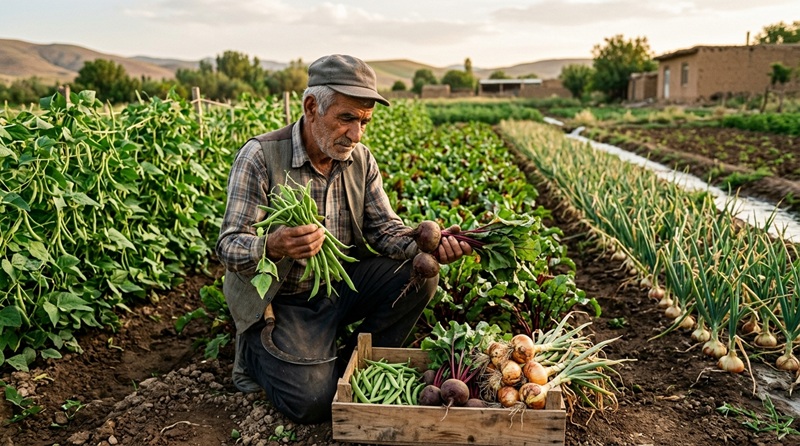 مقایسه کاشت پیاز، لبو و لوبیا سبز: کدام برای کشاورز کوچک سودآورتر است؟